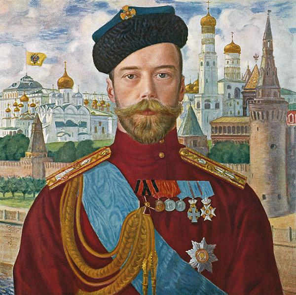 Boris Kustodiev Tsar Nicholas II oil painting image